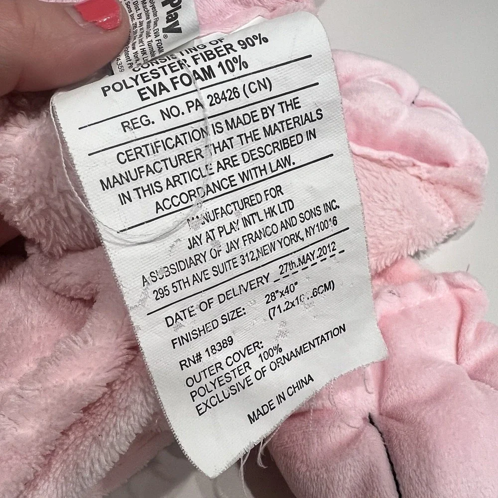 Pink 2012 Cuddleuppets Puppet Blanket Pink Dog‎ 28
